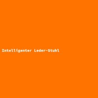 Intelligenter Leder-Stuhl