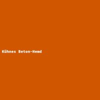K&uuml;hnes Beton-Hemd