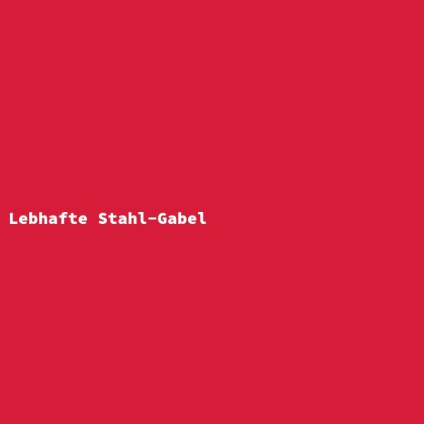 Lebhafte Stahl-Gabel