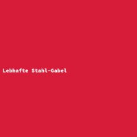 Lebhafte Stahl-Gabel