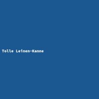 Tolle Leinen-Kanne