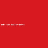 Schickes Wasser-Brett