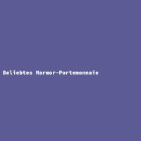 Beliebtes Marmor-Portemonnaie