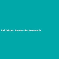 Beliebtes Marmor-Portemonnaie