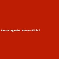 Hervorragender Wasser-Bikini