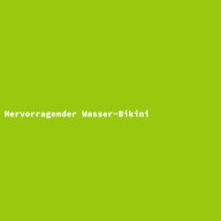 Hervorragender Wasser-Bikini