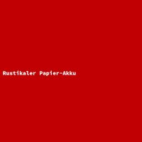 Rustikaler Papier-Akku