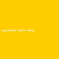 Langlebiges Kupfer-Handy