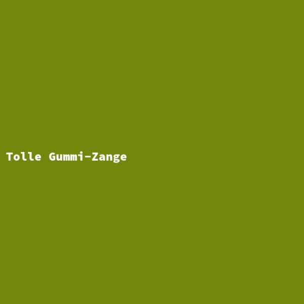 Tolle Gummi-Zange