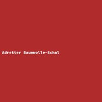 Adretter Baumwolle-Schal