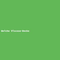 Weiche Viscose-Decke