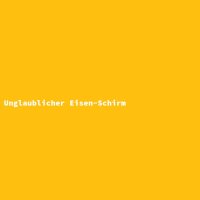 Unglaublicher Eisen-Schirm
