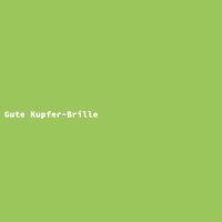 Gute Kupfer-Brille
