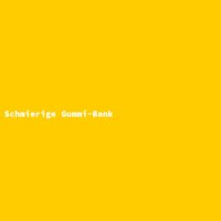 Schmierige Gummi-Bank