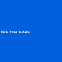 Harte Stahl-Tastatur