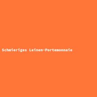 Schmieriges Leinen-Portemonnaie