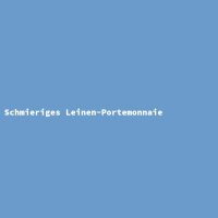 Schmieriges Leinen-Portemonnaie