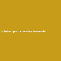 Schmieriges Leinen-Portemonnaie