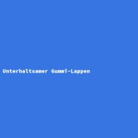 Unterhaltsamer Gummi-Lappen