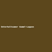 Unterhaltsamer Gummi-Lappen