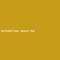 Reichhaltiger Wasser-Hut