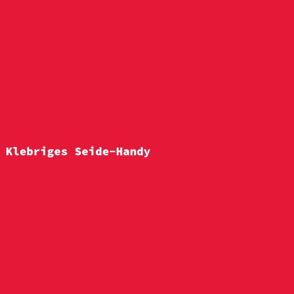Klebriges Seide-Handy